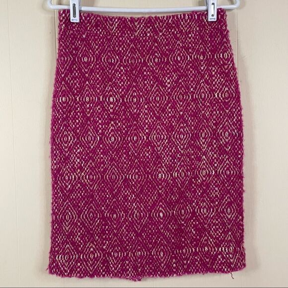 J. Crew No. 2 Pencil Skirt Corkscrew Tweed Wool - Picture 1 of 5